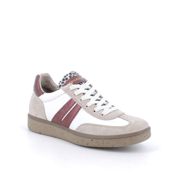 Igi & Co Women’s White, Wine and Beige Sneakers 8678766